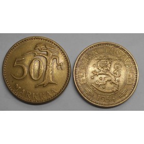 FINLAND 50 Markkaa 1954