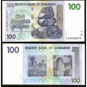 ZIMBABWE 100 Dollars 2007