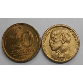 BRAZIL 20 Centavos 1953 R....