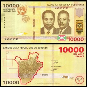 BURUNDI 10.000 Francs 2018