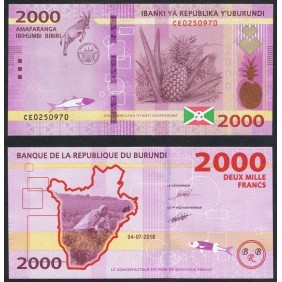 BURUNDI 2000 Francs 2018