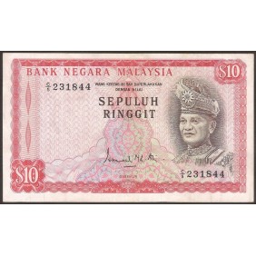 MALAYSIA 10 Ringgit 1972