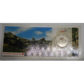 CANADA 25 Cents 1999 Etched...