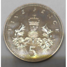 GREAT BRITAIN 5 Pence 1986