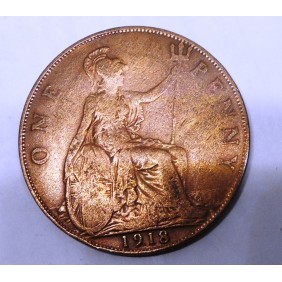 GREAT BRITAIN 1 Penny 1918