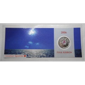 CANADA 25 Cents 2006 Pink...