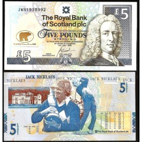 SCOTLAND 5 Pounds 2005...