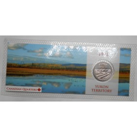 CANADA 25 Cents 1992 Yukon...