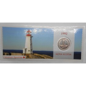 CANADA 25 Cents 1992 Nova...