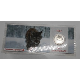 CANADA 25 Cents 1967 AG...