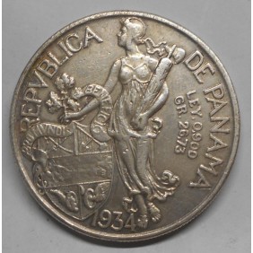 PANAMA 1 Balboa 1934 AG