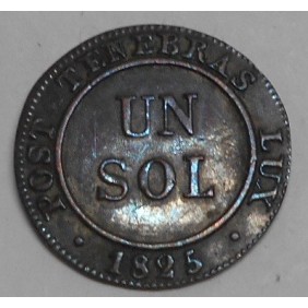 SWISS CANTON Geneva 1 Sol 1825