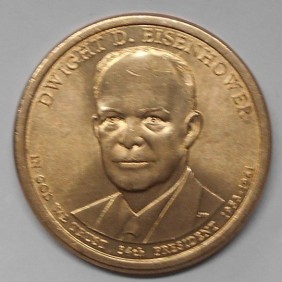 USA 1 Dollar 2015 P Dwight...