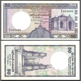 SRI LANKA 50 Rupees 1989