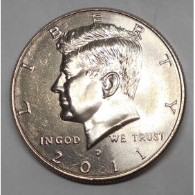 USA Half Dollar Kennedy 2011 D