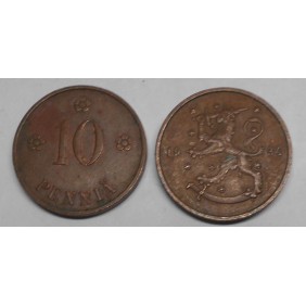 FINLAND 10 Pennia 1934