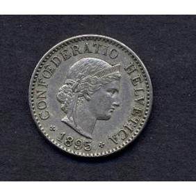 SWITZERLAND 5 Rappen 1895