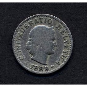 SWITZERLAND 5 Rappen 1899