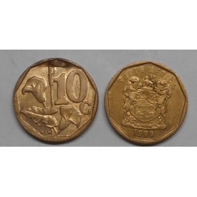 SOUTH AFRICA 10 Cents 1999