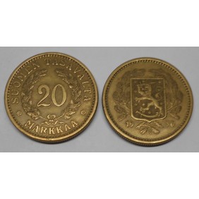 FINLAND 20 Markkaa 1936 rare