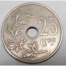 BELGIUM 25 Centimes 1926...