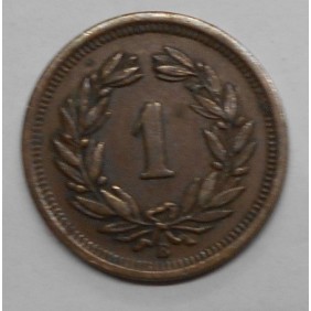 SWITZERLAND 1 Rappen 1917