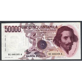 50.000 Lire Bernini 1° Tipo...