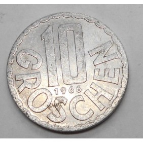 AUSTRIA 10 Groschen 1966