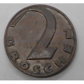AUSTRIA 2 Groschen 1938
