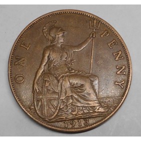 GREAT BRITAIN 1 Penny 1913