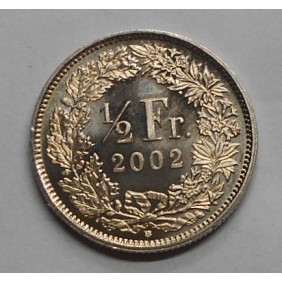 SWITZERLAND 1/2 Franc 2002