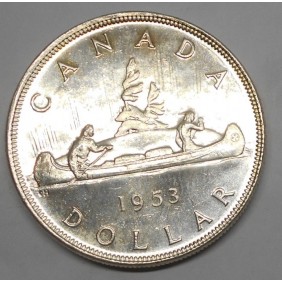 CANADA 1 Dollar 1953 AG