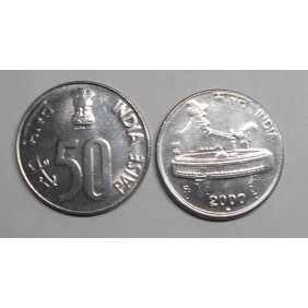 INDIA 50 Paise 2000 N
