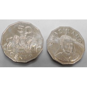 SWAZILAND 50 Cents 2001