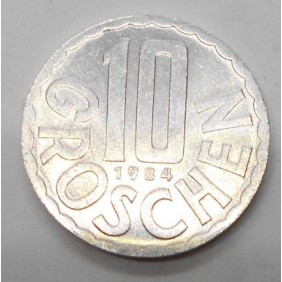 AUSTRIA 10 Groschen 1984