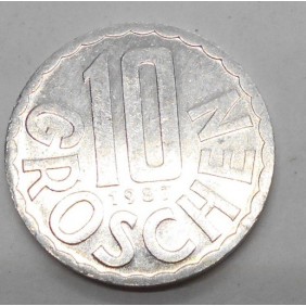 AUSTRIA 10 Groschen 1987