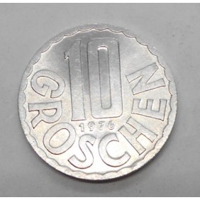 AUSTRIA 10 Groschen 1976