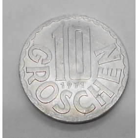 AUSTRIA 10 Groschen 1971