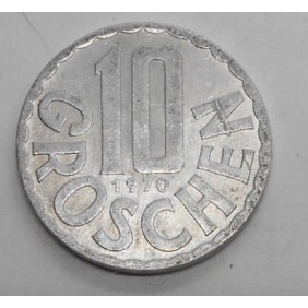 AUSTRIA 10 Groschen 1970