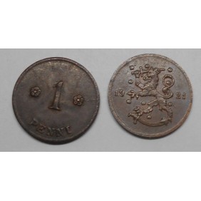 FINLAND 1 Penni 1921