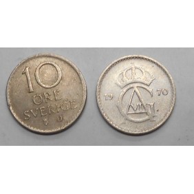 SWEDEN 10 Ore 1970