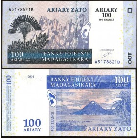 MADAGASCAR 100 Ariary 2004