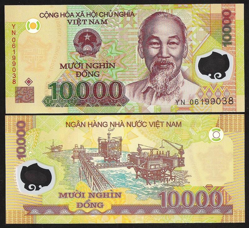 VIET NAM 10.000 Dong 2006 Polymer