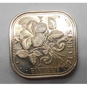 BAHAMAS 15 Cents 1971 PROOF