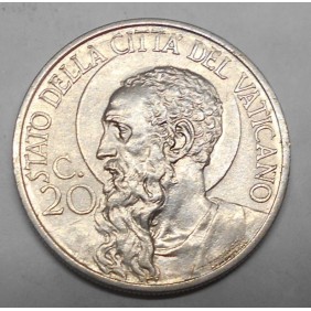 VATICANO 20 Centesimi 1937