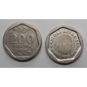 SPAIN 200 Pesetas 1988 Juan...