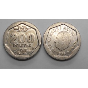 SPAIN 200 Pesetas 1986 Juan...