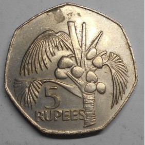 SEYCHELLES 5 Rupees 1977