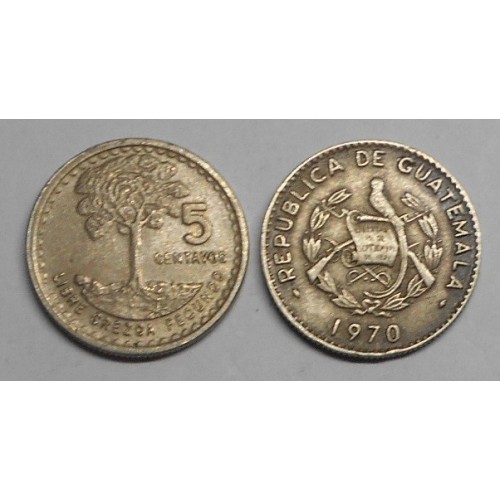 GUATEMALA 5 Centavos 1970