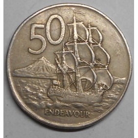 NEW ZEALAND 50 Cents 1973